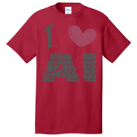 I Love Ai (4) Basic T-shirt | Artistshot