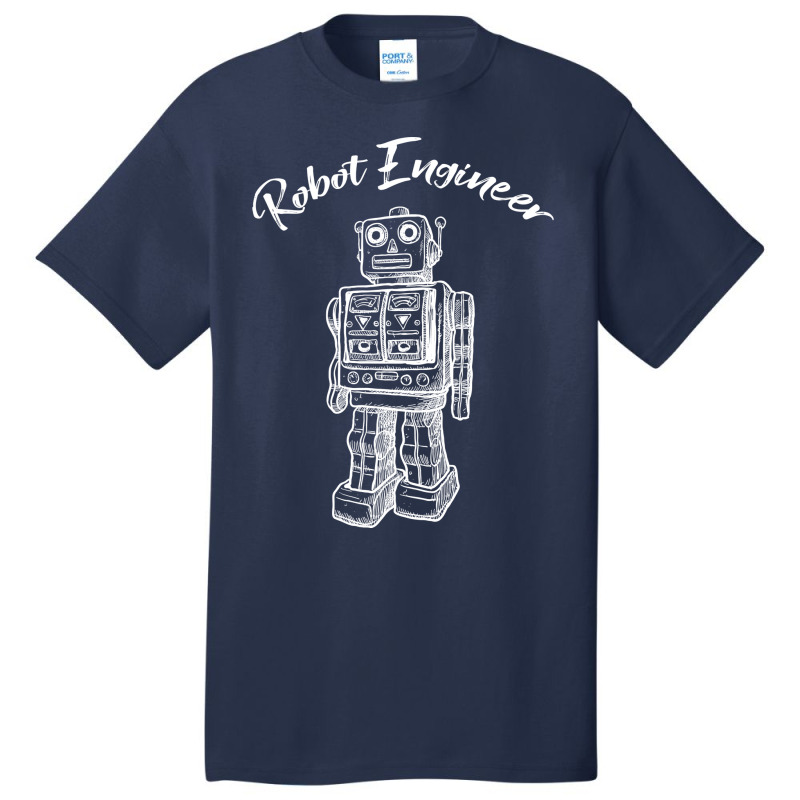 Robot Engineer Retro Robot Basic T-shirt by lontioilazit | Artistshot