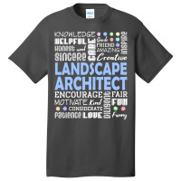 Landscape Architect Love Words Hippie Basic T-shirt | Artistshot