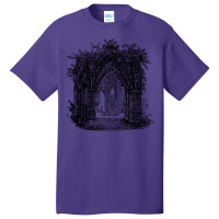 Gothic Arches Cathedral Garden Architecture Quote Basic T-shirt | Artistshot