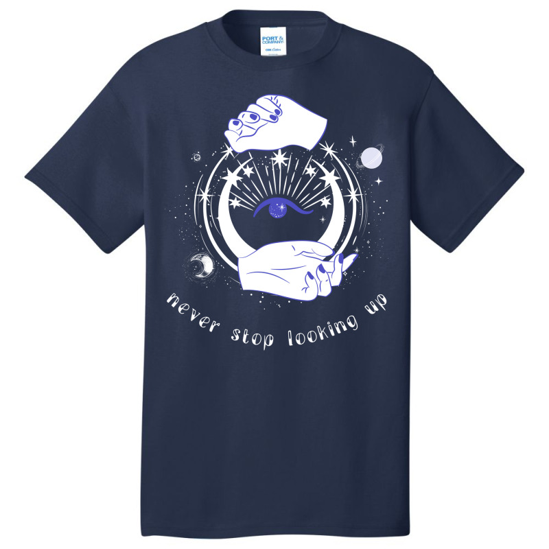 Esoteric Spiritual Astrology Galaxy Mystical Girl Basic T-shirt | Artistshot