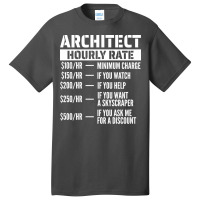 Architect Hourly Rate Summer Basic T-shirt | Artistshot