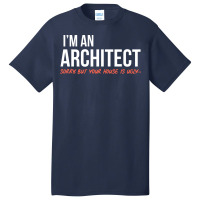 Funny Architect Ugly House Cool Basic T-shirt | Artistshot