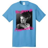 Universal Monsters The Bride Of Frankenstein Paint Splatter Basic T-shirt | Artistshot