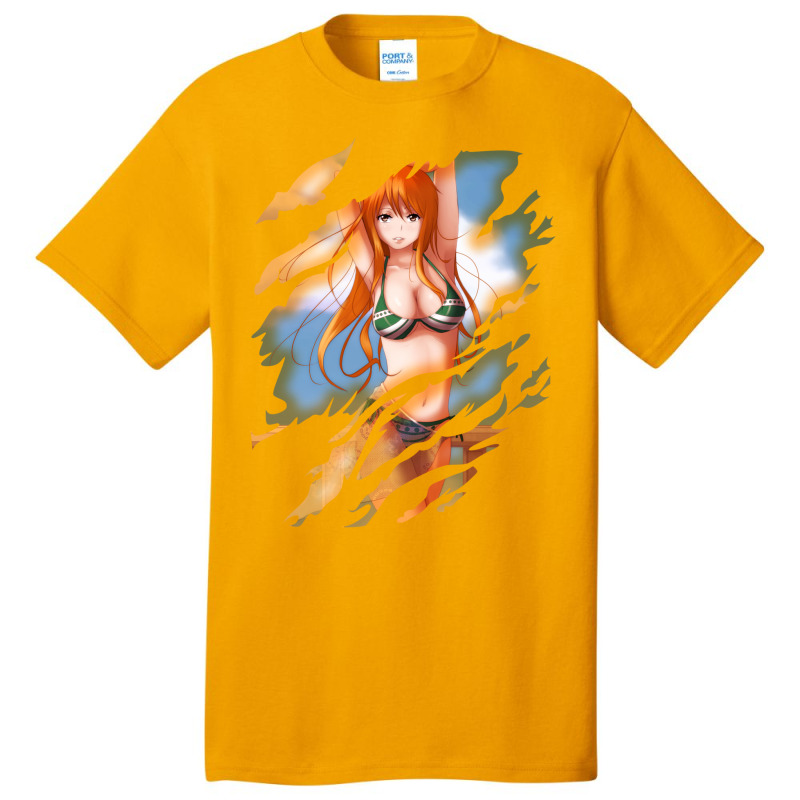 Nami  Scratches Basic T-shirt by deonelarmonyx | Artistshot