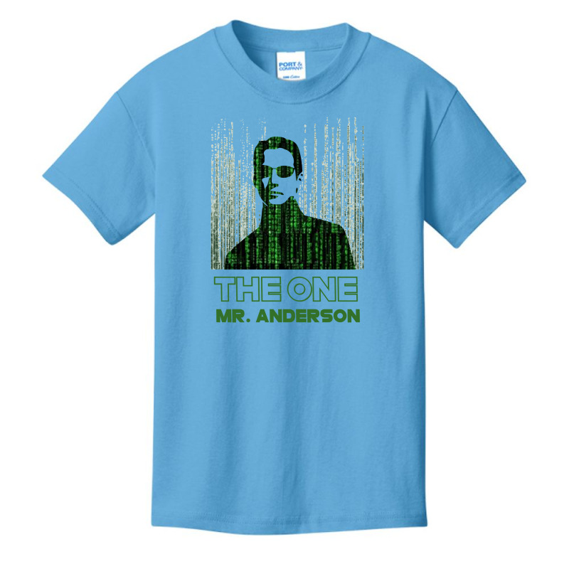 Limited Edition Matrix The One - Mr. Anderson Basic Youth T-shirt by Bostic Walling | Artistshot