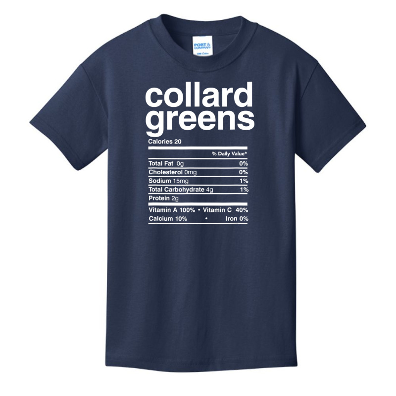 Collard Greens Nutrition Matching Thanksgiving Food Basic Youth T-shirt | Artistshot