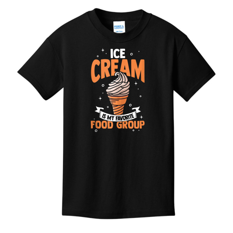 Ice Cream Is My Favorite Food Group Ice Cream Basic Youth T-shirt by tiennguyen | Artistshot