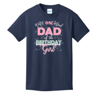 Trending Dad Of The Birthday Girl Winter Onederland Family Basic Youth T-shirt | Artistshot