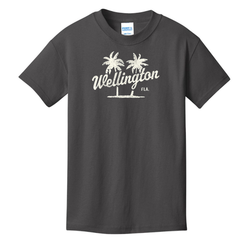 Trending Wellington Florida Vintage 70s Palm Trees Basic Youth T-shirt | Artistshot