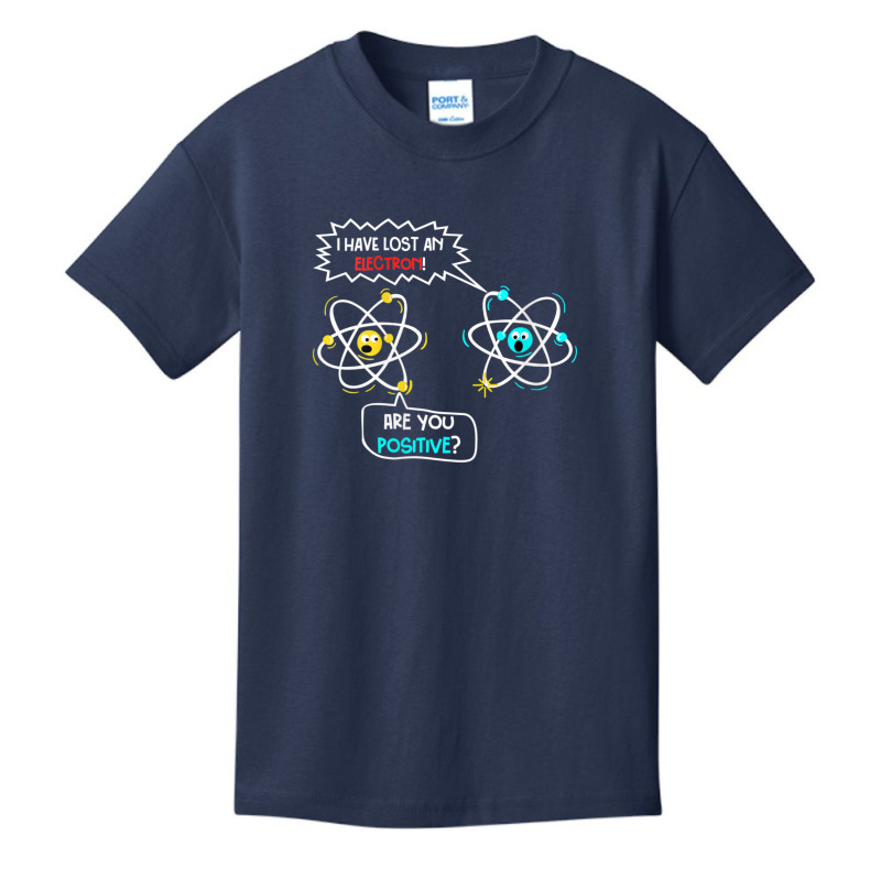 Womens I Lost An Electron. Are You Positive Science Chemistry Joke V-n Basic Youth T-shirt by tintruong | Artistshot