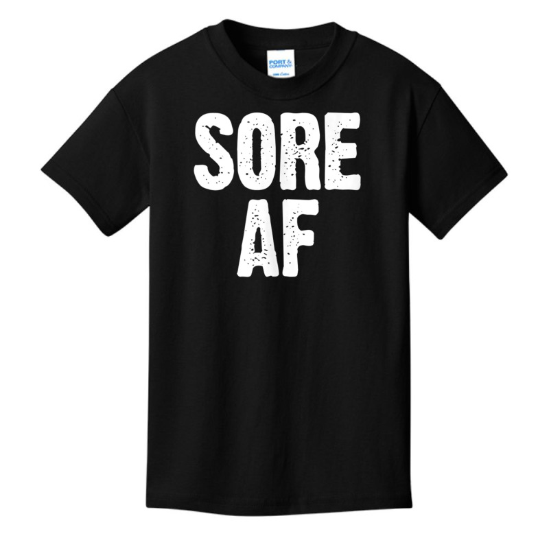 Sore Af Gym Workout Weight Lifting Running Training Funny Tank Top Basic Youth T-shirt | Artistshot