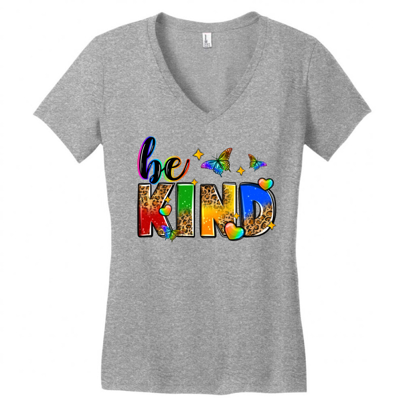 Be Kind Women's V-neck T-shirt | Artistshot