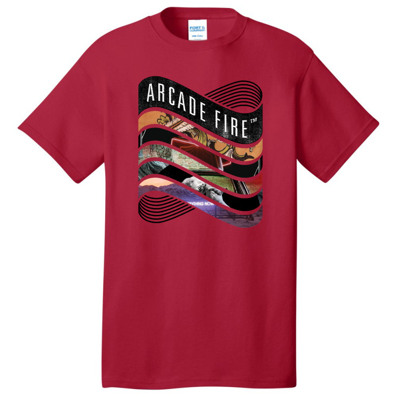 Arcade Fire - Discography Basic T-shirt by JimmyChandler | Artistshot