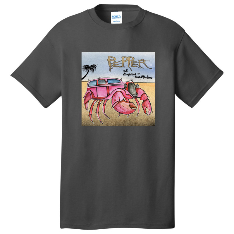 Pepper Pink Crustaceans And Good Vibrations Basic T-shirt | Artistshot