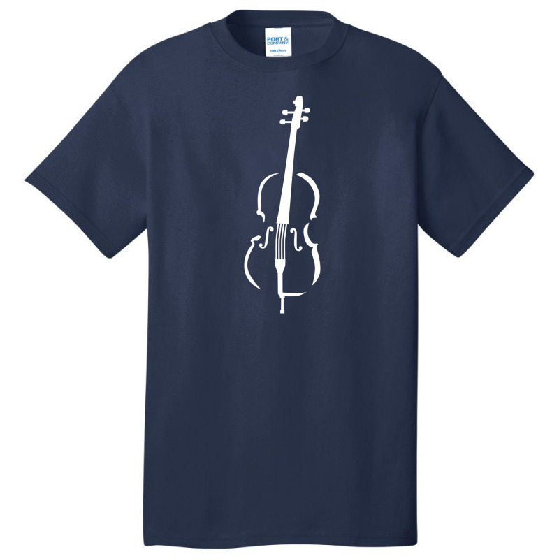 Cello Instrument Sweatshirt Basic T-shirt by RachelRenePeckham | Artistshot