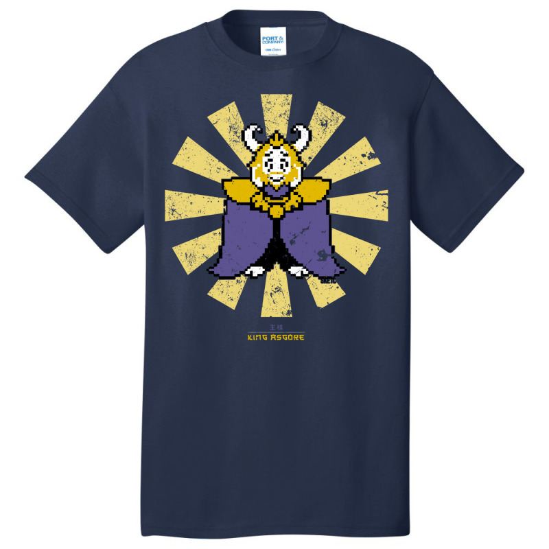 King Asgore Retro Japanese Undertale Basic T-shirt | Artistshot