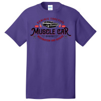 Toretto's Muscle Car Garage Lts Basic T-shirt | Artistshot