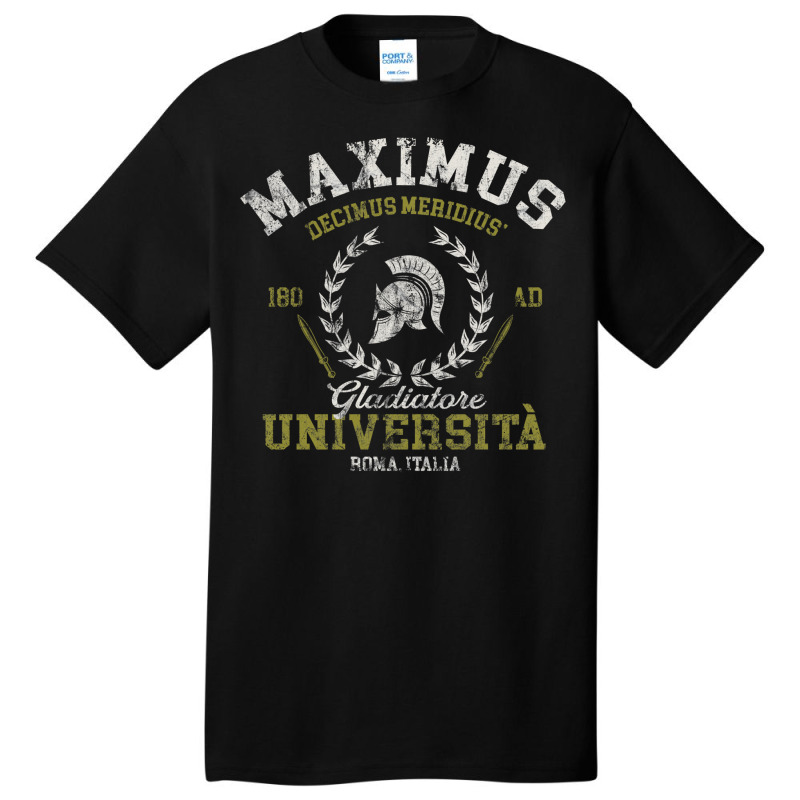 Maximus University Basic T-shirt by uezawataish2 | Artistshot