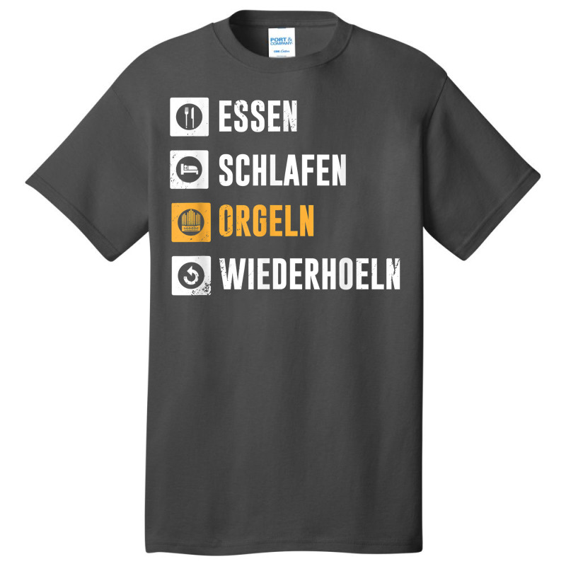 Essen Sleeping Organist Church Music Organ Player T Shirt Basic T-shirt by javauxswar | Artistshot