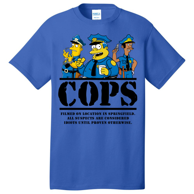 Cops Filmed On Location Basic T-shirt by milhauboucj | Artistshot