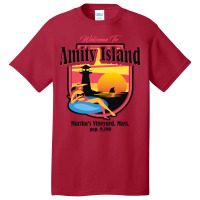 Welcome To Amity Island (universal © Ucs Llc) Basic T-shirt | Artistshot