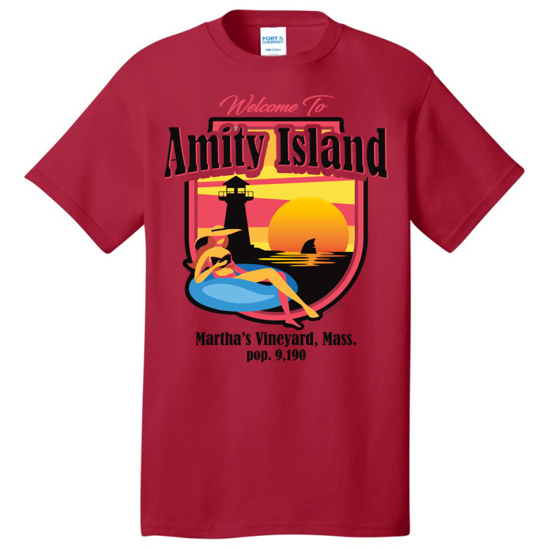 Welcome To Amity Island (universal © Ucs Llc) Basic T-shirt | Artistshot