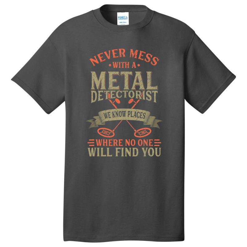 Funny Detectorist Metal Detecting Detectoring Basic T-shirt by TIMMYBWRIGHT | Artistshot