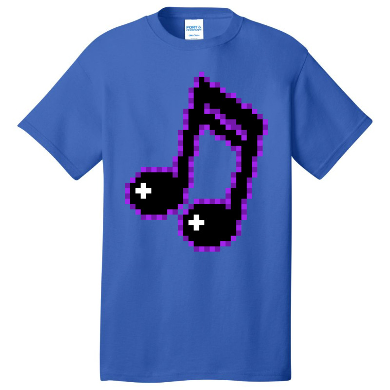 Purp Music Note 1 Basic T-shirt by AngelinoGuron | Artistshot