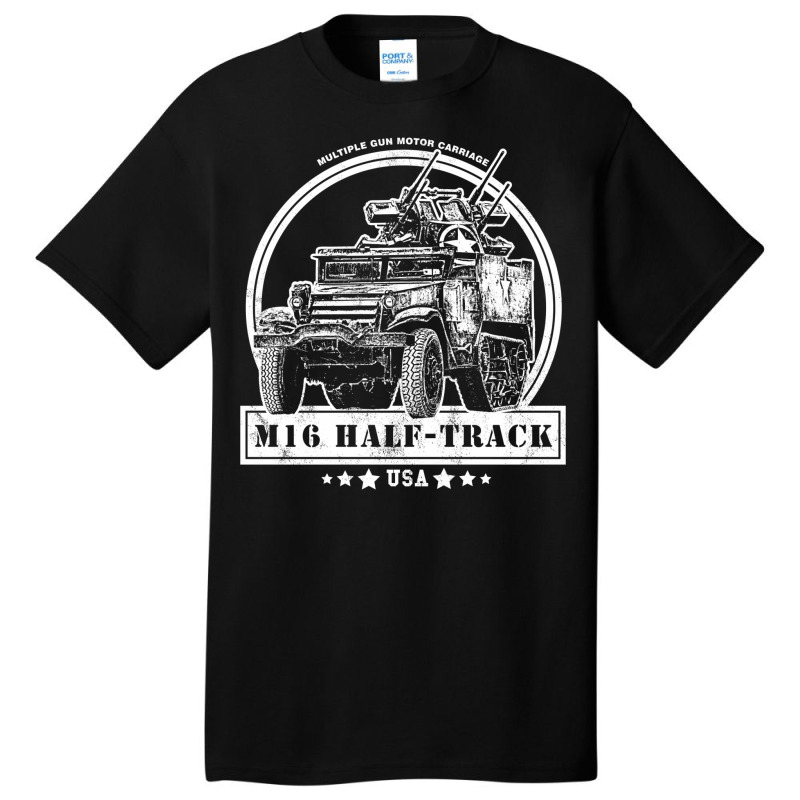 M16 Half Track Basic T-shirt by mentszerbyh | Artistshot