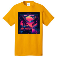 Car Retro Synthwave Basic T-shirt | Artistshot