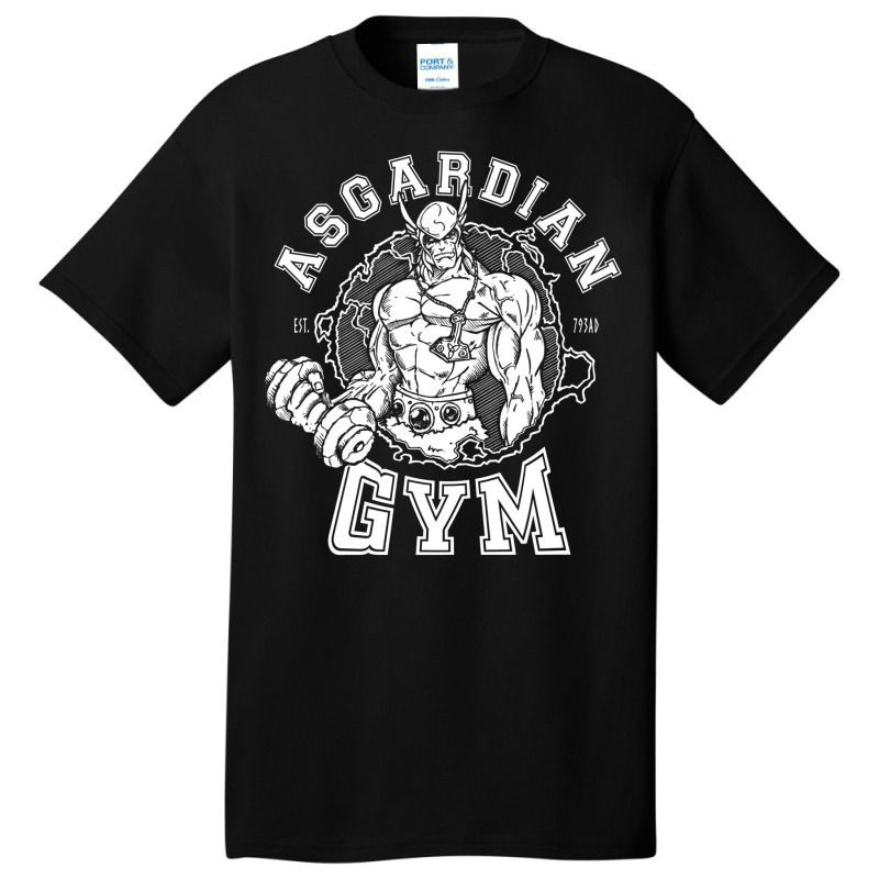 Asgardian Gym   Viking Norse God Gym Basic T-shirt by ghanimshorgok | Artistshot