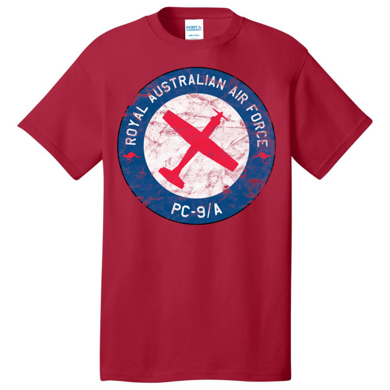 Royal Australian Air Force Pc 9a Airplane Vintage Basic T-shirt by enzycahojen | Artistshot