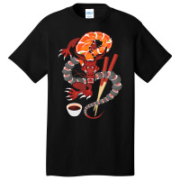 Sushi Dragon Anime Japan Japanese Cuisine Chef Food Lover Basic T-shirt | Artistshot