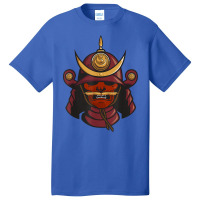 Samurai Warrior Mask Japan Yoroi Menpo T Shirt Basic T-shirt | Artistshot