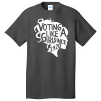 Voting Like A Girl Since 1920 19th Amendment Anniversary 100 Basic T-shirt | Artistshot