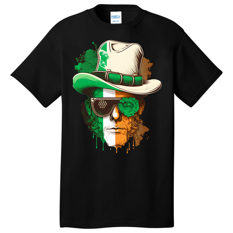 Shamrock St.patrick's Day.irish Men Culture Ireland America Flag Basic T-shirt by rakhamaddixm | Artistshot