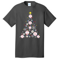 Baseball Baseball Christmas Tree Christmas Lights Baseball Pajama 109 Basic T-shirt | Artistshot