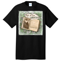 Popular Science Charles Darwin (distressed) Basic T-shirt | Artistshot