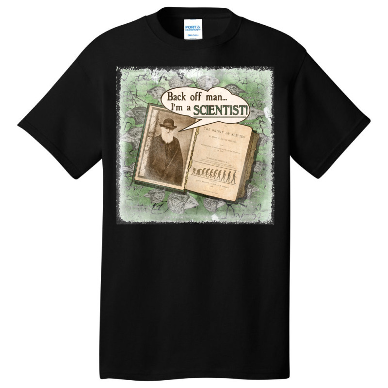 Popular Science Charles Darwin (distressed) Basic T-shirt | Artistshot