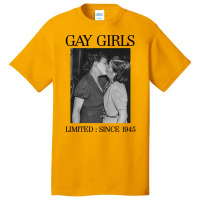 Vintage Gay Girls Design 1 Basic T-shirt | Artistshot