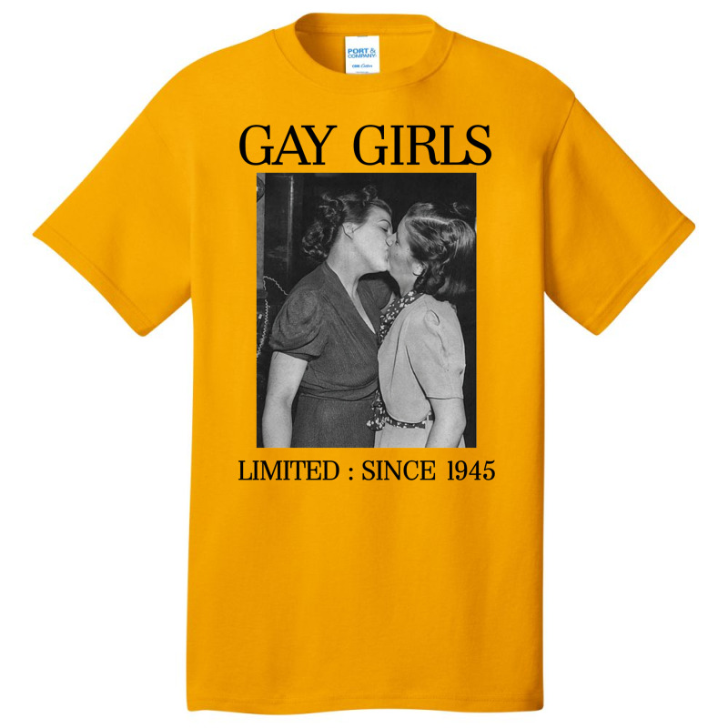 Vintage Gay Girls Design 1 Basic T-shirt | Artistshot