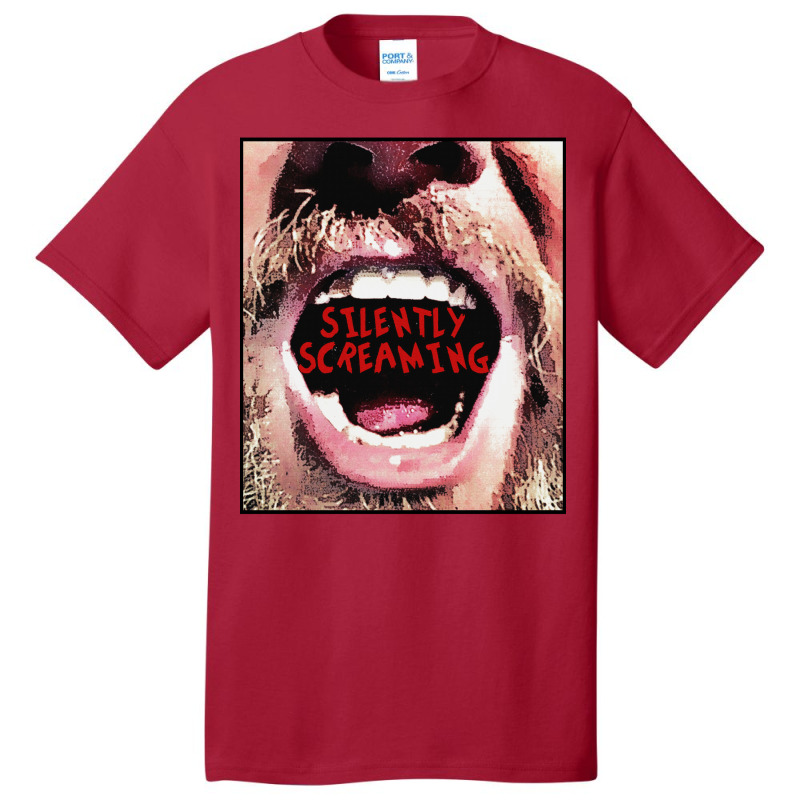 Silently Screaming Basic T-shirt by rakhamaddixm | Artistshot