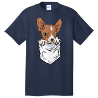 Chihuahua Dog In Pocket Funny Chihuahua T Shirt Basic T-shirt | Artistshot