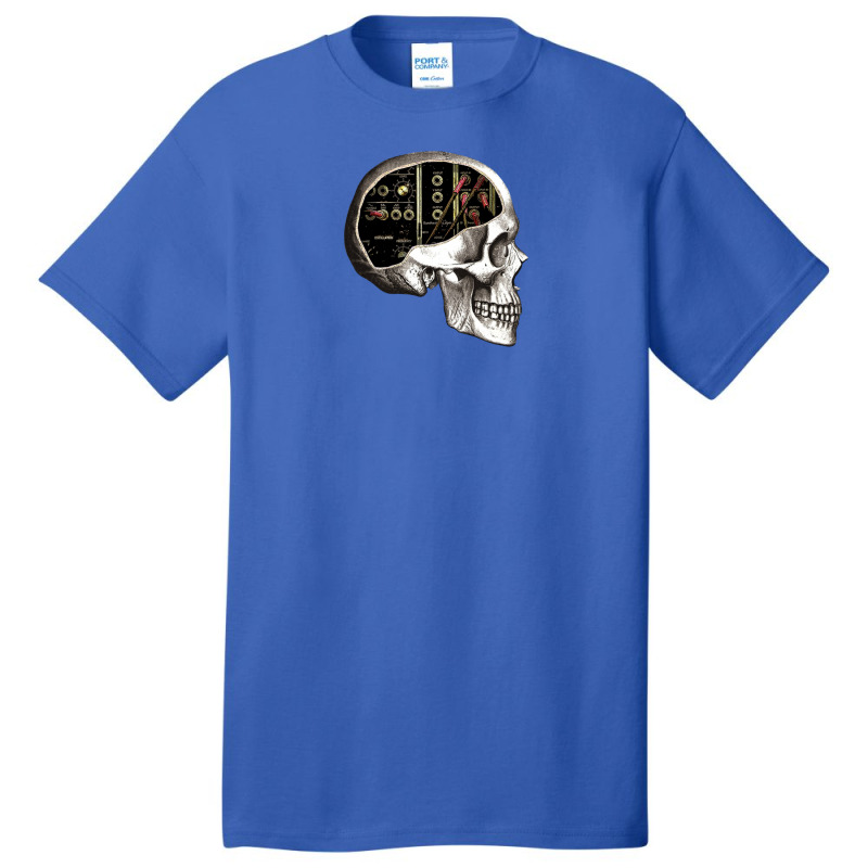 Analog Modular Synthesizer Skull For Synth Nerd Basic T-shirt | Artistshot