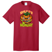 Smile Its Monday Meme Basic T-shirt | Artistshot