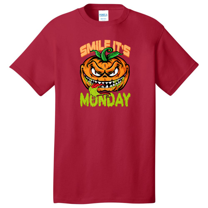 Smile Its Monday Meme Basic T-shirt | Artistshot