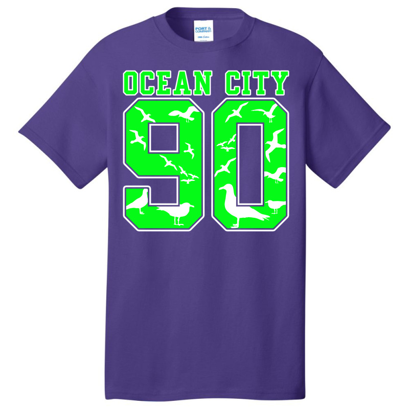 Ocean City9 Basic T-shirt by zukealieenh | Artistshot