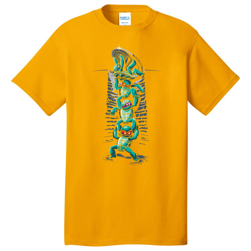 Turtles Night Out Basic T-shirt | Artistshot