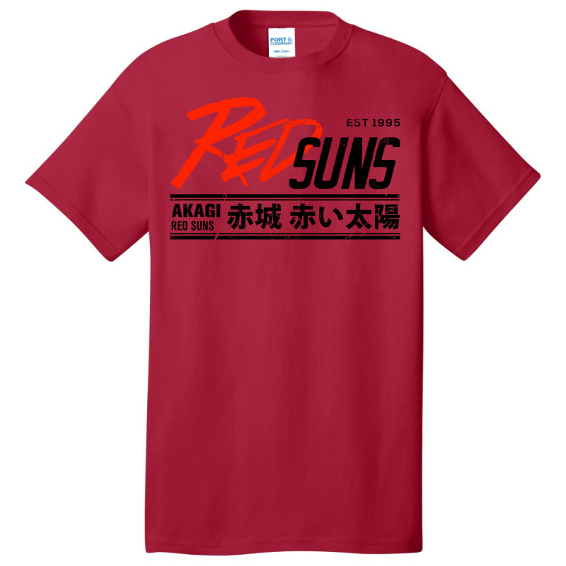 Initial D   Redsuns Tee (black) Basic T-shirt by nadryfouthm | Artistshot